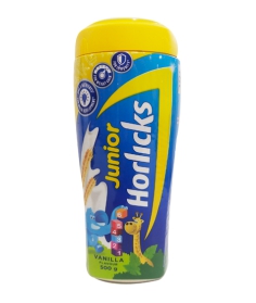 Horlicks Junior Health And Nutrition Drink With Vanilla Flavour- 500g, Jar